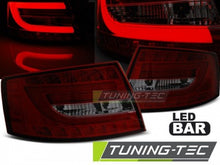 Load image into Gallery viewer, Fanali Posteriori LED Rossi SMOKE per AUDI A6 C6 SEDAN 04.04-08 6PIN