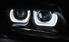 Carica l&#39;immagine nel visualizzatore di Gallery, Fari Anteriori XENON U-LED LIGHT Neri per BMW X1 E84 08.12-01.14