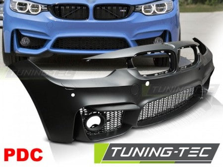 Paraurti Anteriore Sportivo STYLE con Fori Sensori di Parcheggio per BMW Serie 3 F30 / F31 10.11-