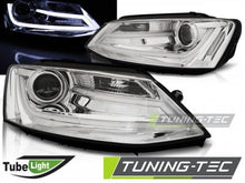 Load image into Gallery viewer, Fari Anteriori TUBE LIGHT CHROME per VW JETTA VI 1.11-18