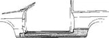 OEM-parts minigonna OEM destra Honda Civic EC/ED 88-91 3D