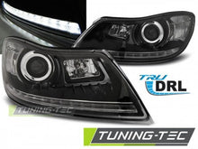 Load image into Gallery viewer, Fari Anteriori TRUE DRL Neri per SKODA OCTAVIA 1Z 09-12