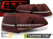 Load image into Gallery viewer, Fanali Posteriori LED SPORT Rossi Bianchi sequenziali per VW GOLF MK7 13-17