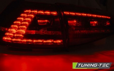 Fanali Posteriori LED SPORT Rossi Bianchi sequenziali per VW GOLF MK7 13-17