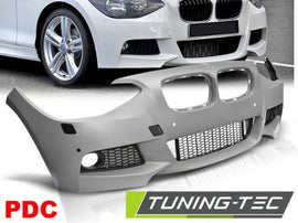 Paraurti Anteriore Sportivo con Fori Sensori di Parcheggio per BMW Serie 1 F20 / F21 09.11-15