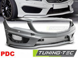 Paraurti Anteriore Sportivo con Fori Sensori di Parcheggio per MERCEDES CLA W117 13 -16