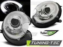 Load image into Gallery viewer, Fari Anteriori TUBE LIGHT CHROME per BMW MINI R56(COOPER) 06-14