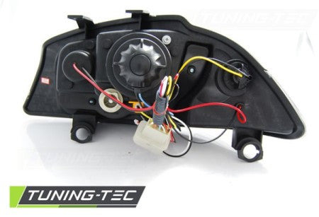 Fari Anteriori DAYLIGHT Neri per SEAT IBIZA 6L 04.02-08