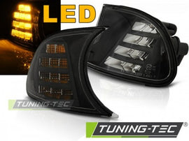 Frecce Anteriori Neri LED per BMW Serie 3 E46 04.99-08.01 C/C
