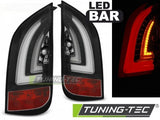 Fanali Posteriori LED BAR Neri per VW UP! 3.11- / SKODA CITIGO 12.11-