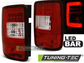 Fanali Posteriori LED BAR Rossi Bianchi per VW CADDY 03-03.14