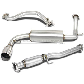 Sistema di Scarico Cat-back 61mm Acciaio Honda CRX ED EE