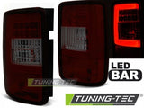 Fanali Posteriori LED BAR Rossi SMOKE per VW CADDY 03-03.14