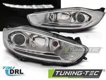 Carica l&#39;immagine nel visualizzatore di Gallery, Fari Anteriori per FORD FIESTA MK7 13-16 LED DRL CHROME