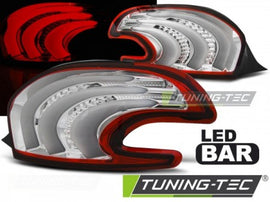 Fanali Posteriori per PEUGEOT 208 4.12-06.15 Rossi Bianchi LED BAR