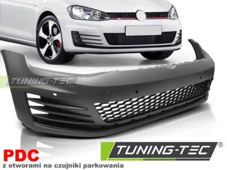 Paraurti Anteriore Sportivo con Fori Sensori di Parcheggio per VW GOLF MK7 13-17