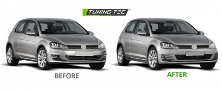 Paraurti Anteriore Sportivo con Fori Sensori di Parcheggio per VW GOLF MK7 13-17