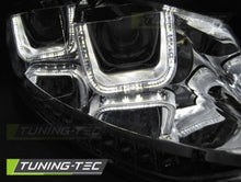 Carica l&#39;immagine nel visualizzatore di Gallery, Fari Anteriori U-LED LIGHT CHROME sequenziali per VW POLO 6R 09-03.14