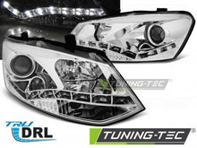 Load image into Gallery viewer, Fari Anteriori TRUE DRL CHROME per VW POLO 6R 09-03.14