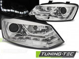 Fari Anteriori DAYLIGHT CHROME per VW POLO 6R 09-03.14