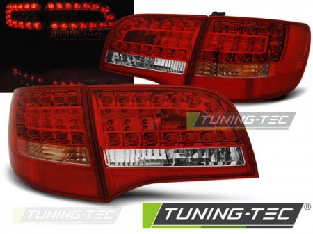 Fanali Posteriori LED Rossi Bianchi per AUDI A6 C6 05-08 AVANT