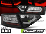 Fanali Posteriori LED BAR Neri per AUDI A5 8T 07-06.11