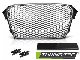 Griglia Sportiva CHROME Nera per AUDI A4 B8 11.11-15