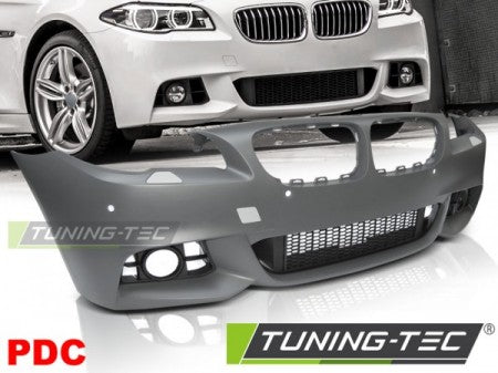 Paraurti Anteriore Sportivo con Fori Sensori di Parcheggio per BMW Serie 5 F10 / F11 LCI 07.13 - 16