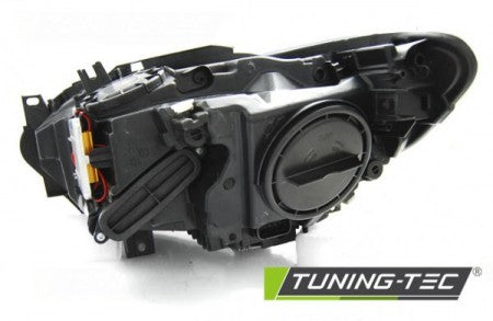 Fari Anteriori TRUE DRL Neri per BMW Serie 1 F20 / 21 11-12.14