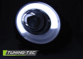 Fari Anteriori TUBE LIGHT CHROME per BMW MINI R56(COOPER) 06-14