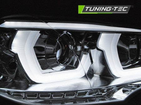 Fari Anteriori TUBE LIGHT DRL CHROME per BMW X5 E70 07-13