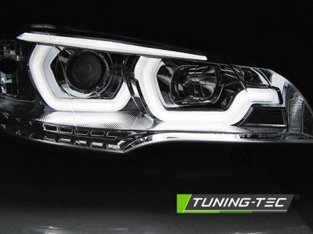 Fari Anteriori TUBE LIGHT DRL CHROME per BMW X5 E70 07-13