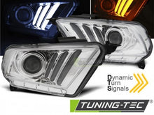 Load image into Gallery viewer, Fari Anteriori per FORD MUSTANG V 10-13 TUBE LIGHT CHROME