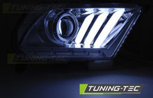 Load image into Gallery viewer, Fari Anteriori per FORD MUSTANG V 10-13 TUBE LIGHT CHROME