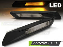 Carica l&#39;immagine nel visualizzatore di Gallery, Frecce Parafanghi Nero Lucido LED per BMW Serie 5 F10/F11 10-13