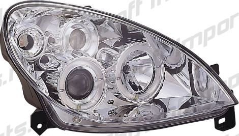 Citroen Xsara 00+ Fari Anteriori Angeleye Chrome