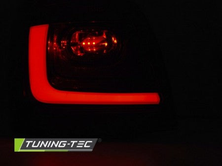 Fanali Posteriori LED BAR Rossi SMOKE per VW POLO 6R 6C 09-14