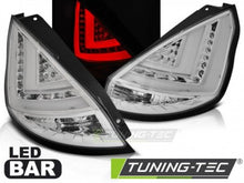 Carica l&#39;immagine nel visualizzatore di Gallery, Fari Anteriori per FORD FIESTA MK7 08-12 HB CHROME LED BAR