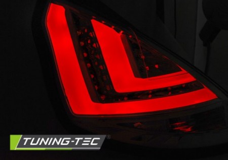 Fari Anteriori per FORD FIESTA MK7 08-12 HB CHROME LED BAR