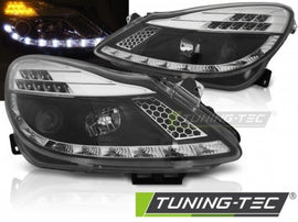 Fari Anteriori per OPEL CORSA D 04.06-11 DAYLIGHT Neri