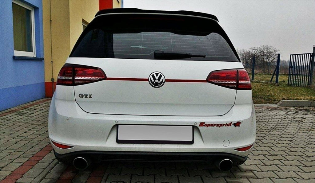 Estensione spoiler posteriore V.3 Volkswagen Golf 7 / 7 Facelift R / R-Line / GTI