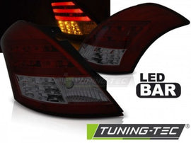 Fanali Posteriori per SUZUKI SWIFT V 10- Rossi SMOKE LED BAR