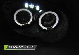Fari Anteriori per SUBARU IMPREZA II GD 03-05 ANGEL EYES Neri