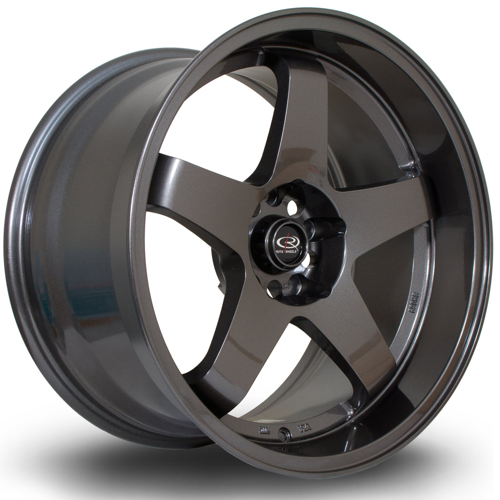 Cerchio in Lega Rota GTR-D 18x9.5 5x100 ET23 Gunmetal