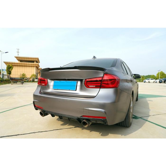 CarbonWorks Spoiler Posteriore M4 Style in Carbonio BMW Serie 3 F30 F80