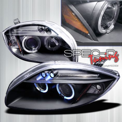 Mitsubishi Eclipse 06-07 Fari Anteriori LED Neri [SR]