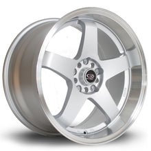 Carica l&#39;immagine nel visualizzatore di Gallery, Cerchio in Lega Rota GTR-D 18x9.5 5x114.3 ET25 Silver Polished Lip