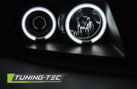 Fari Anteriori ANGEL EYES CCFL Neri per VW PASSAT B5 3B 96-08.00