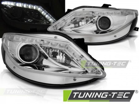 Fari Anteriori DAYLIGHT CHROME per SEAT IBIZA 6J 06.08-12