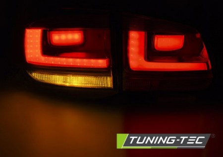 Fanali Posteriori LED BAR Rossi Bianchi per VW TIGUAN 07-07.11